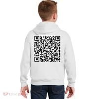 Scan Me QR Code Show Your Tits Kids Hoodie thumb 1