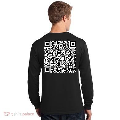Scan Me QE Code Be The Faith Long Sleeve Shirt back