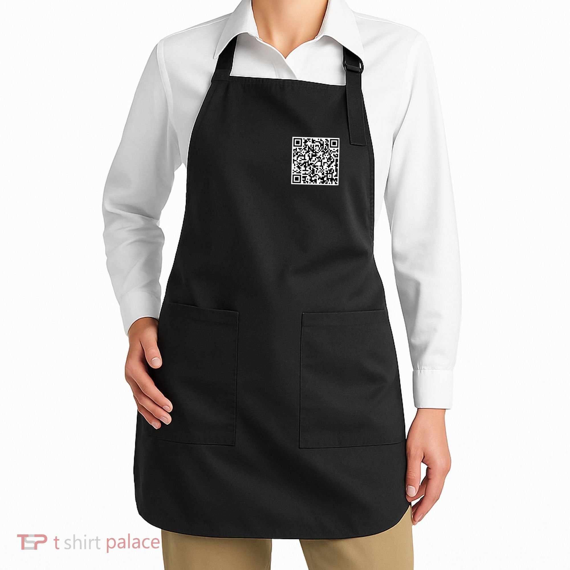 Scan Me QE Code Be The Faith Apron