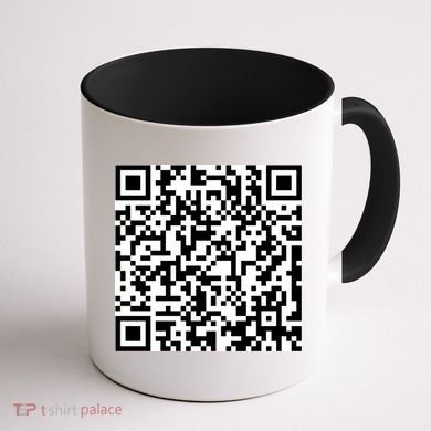 Scan Me QE Code Be The Faith Coffee Mug back