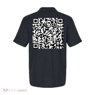 Scan Me QE Code Be The Faith Polo back