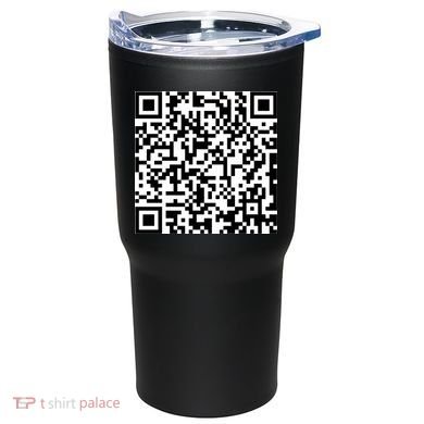 Scan Me QE Code Be The Faith Tumbler back