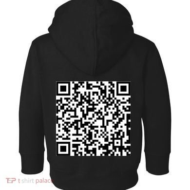 Scan Me QE Code Be The Faith Toddler Hoodie back
