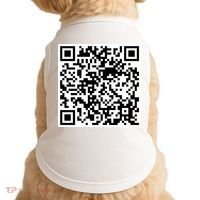 Scan Me QR Code Jesus Loves You Funny Christian  Doggie Tank thumb 0