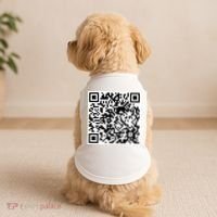Scan Me QR Code Jesus Loves You Funny Christian  Doggie Tank thumb 3