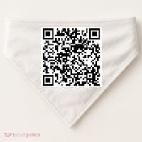 Scan Me QR Code Jesus Loves You Funny Christian  USA-Made Doggie Bandana thumb 0