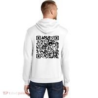 Scan Me QR Code Jesus Loves You Funny Christian  Hoodie thumb 1