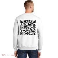 Scan Me QR Code Jesus Loves You Funny Christian  Sweatshirt thumb 1
