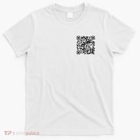 Scan Me QR Code Jesus Loves You Funny Christian  T-Shirt thumb 0