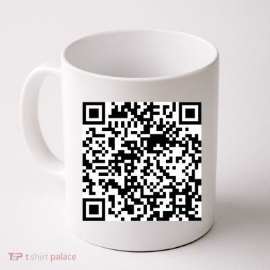 Scan Me QR Code Jesus Loves You Funny Christian  Coffee Mug