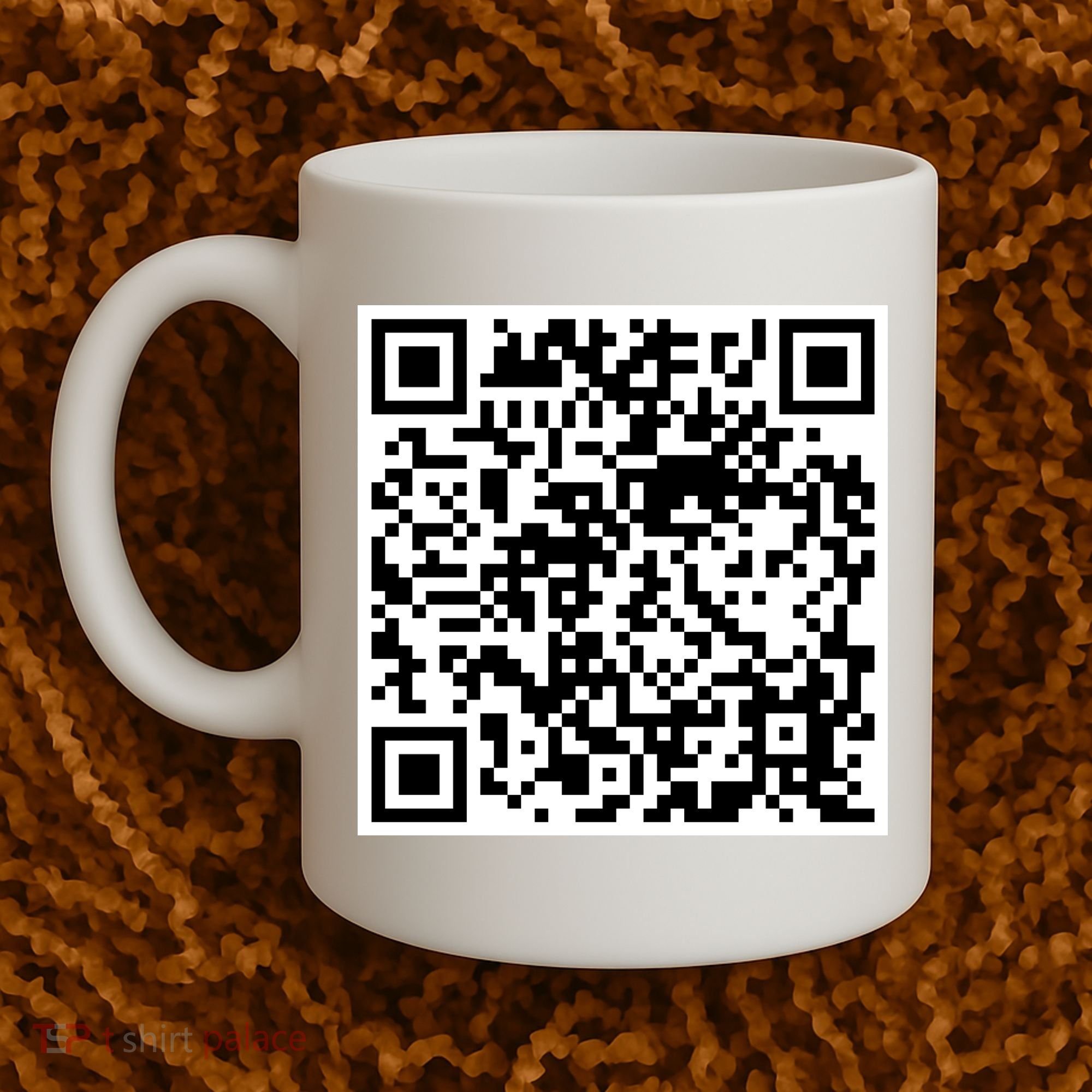 Scan Me QR Code Jesus Loves You Funny Christian  Coffee Mug