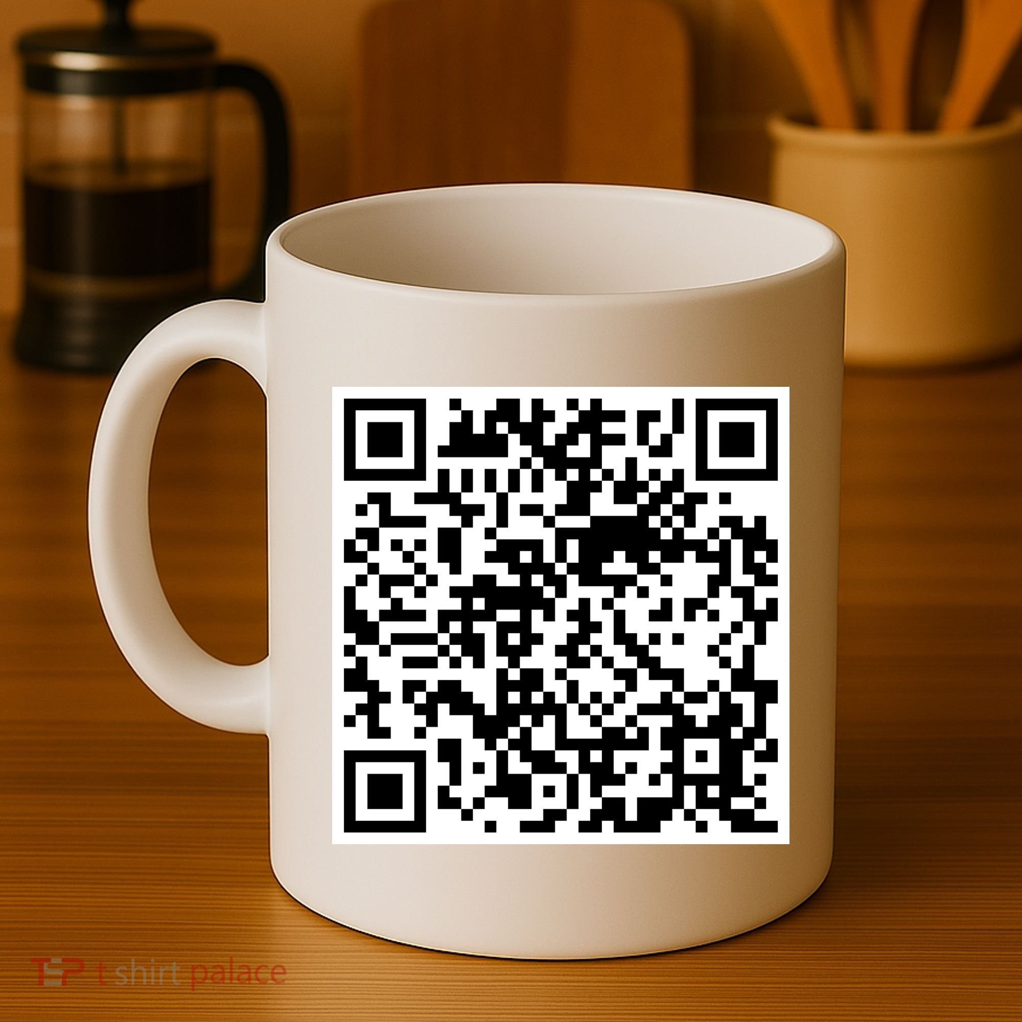 Scan Me QR Code Jesus Loves You Funny Christian  Coffee Mug