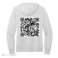 Scan Me QR Code Jesus Loves You Funny Christian  Women's Hoodie thumb 1