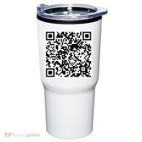 Scan Me QR Code Jesus Loves You Funny Christian  Tumbler thumb 1