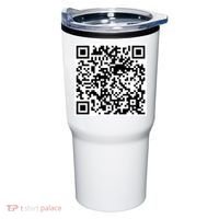 Scan Me QR Code Jesus Loves You Funny Christian  Tumbler thumb 0
