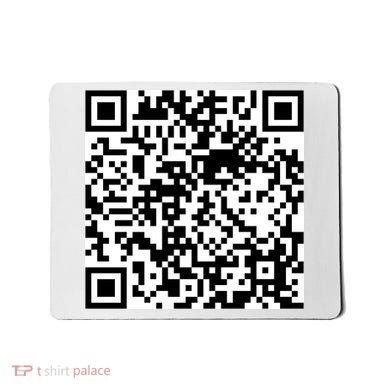Scan Me QR Code Jesus Loves You Funny Christian  Mousepad