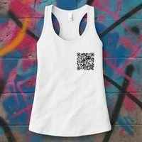 Scan Me QR Code Jesus Loves You Funny Christian  Women's Tank Top thumb 4