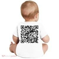 Scan Me QR Code Jesus Loves You Funny Christian  Baby Bodysuit thumb 1