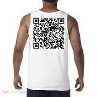 Scan Me QR Code Jesus Loves You Funny Christian  Tank Top thumb 1