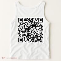 Scan Me QR Code Jesus Loves You Funny Christian  Tank Top thumb 6