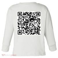 Scan Me QR Code Jesus Loves You Funny Christian  Toddler Long Sleeve Shirt thumb 1