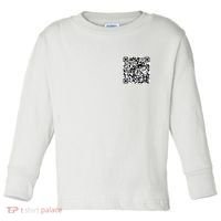 Scan Me QR Code Jesus Loves You Funny Christian  Toddler Long Sleeve Shirt thumb 0
