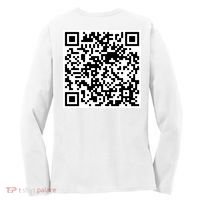 Scan Me QR Code Jesus Loves You Funny Christian  Women's Long Sleeve Shirt thumb 1