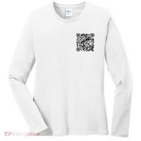Scan Me QR Code Jesus Loves You Funny Christian  Women's Long Sleeve Shirt thumb 0