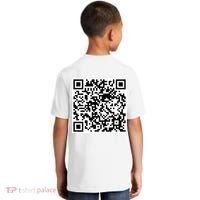 Scan Me QR Code Jesus Loves You Funny Christian  Kids T-Shirt thumb 1
