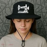 Sewing Machine Quilting Crocheting Faith Jesus God Bible Bucket Hat thumb 3