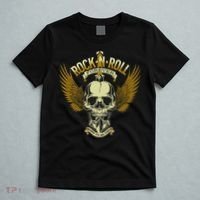 Skull Music Rock Heavy Metal Wings T-Shirt thumb 5