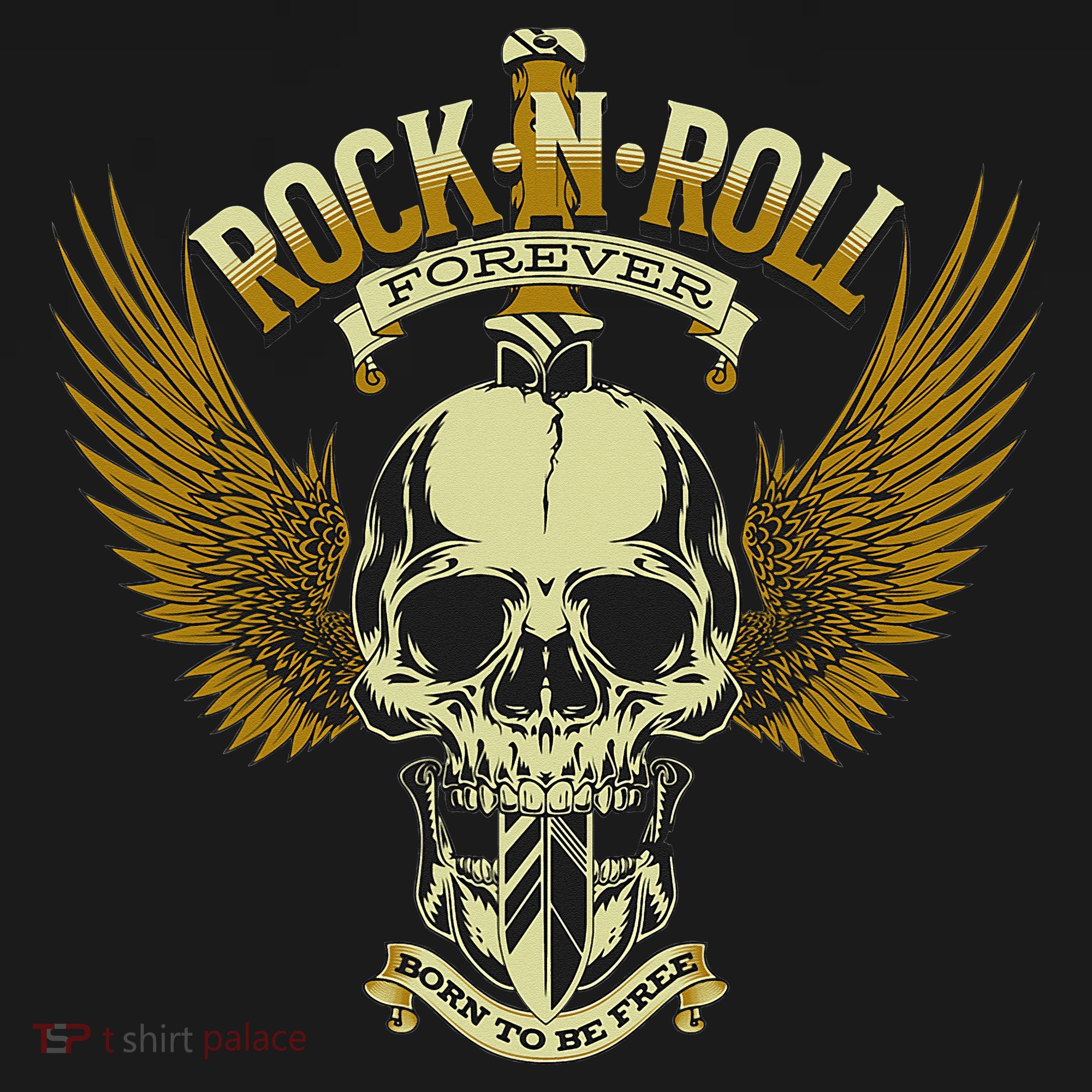 Skull Music Rock Heavy Metal Wings Coaster