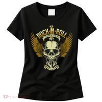 Skull Music Rock Heavy Metal Wings Women's T-Shirt thumb 0