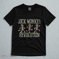 Sock Monkey Revolution Vintage Distressed T-Shirt thumb 5