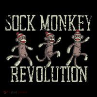 Sock Monkey Revolution Vintage Distressed T-Shirt thumb 7