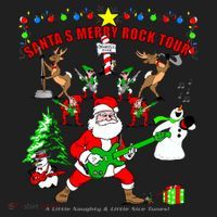 Santa's Merry Rock Tour Christmas Party Beanie thumb 2