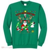 Santa's Merry Rock Tour Christmas Party Sweatshirt thumb 0