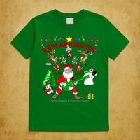 Santa's Merry Rock Tour Christmas Party T-Shirt thumb 5