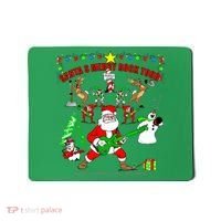Santa's Merry Rock Tour Christmas Party Mousepad thumb 0