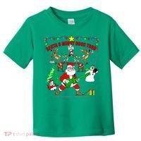 Santa's Merry Rock Tour Christmas Party Toddler T-Shirt thumb 0