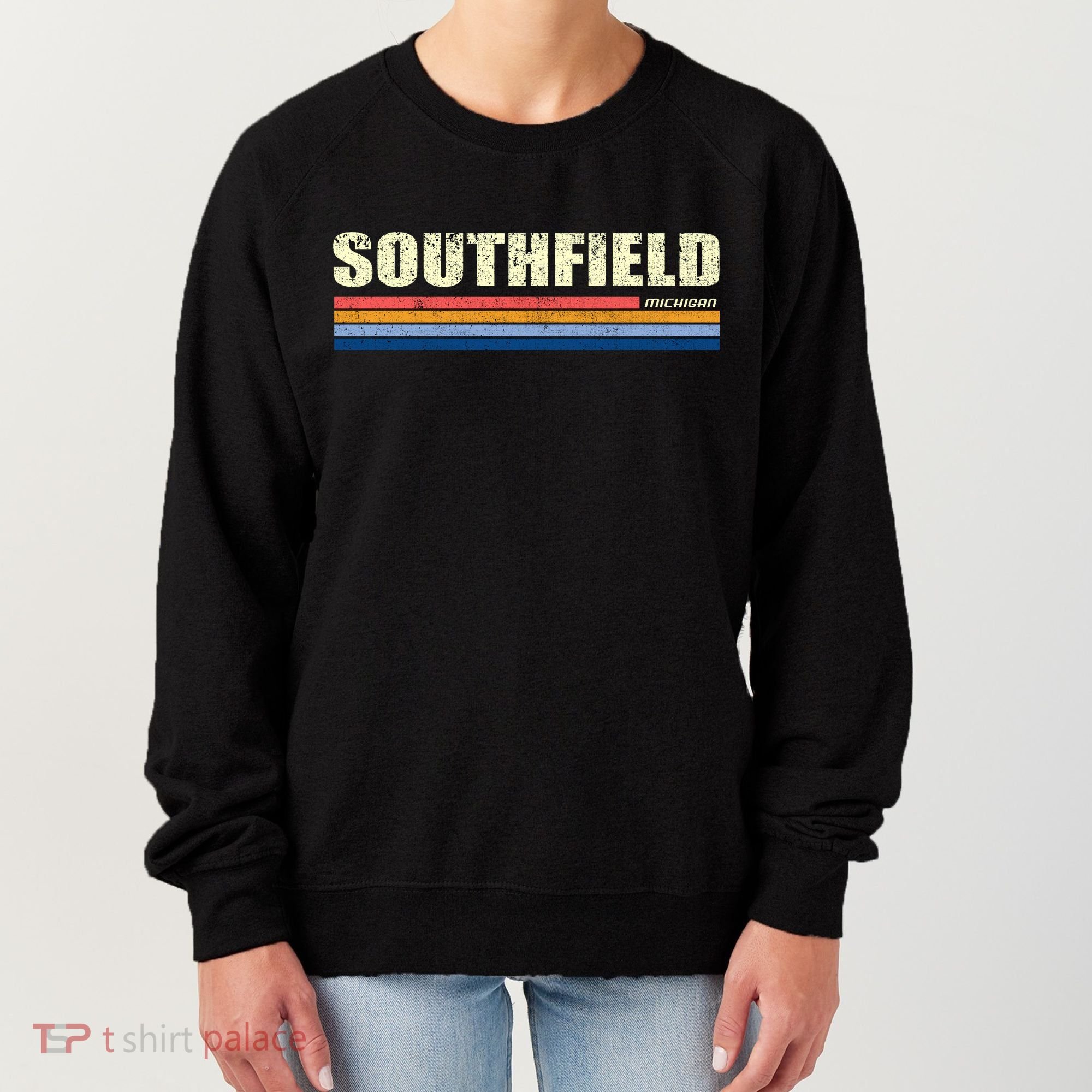 Southfield Michigan Retro Women's Sweatshirt