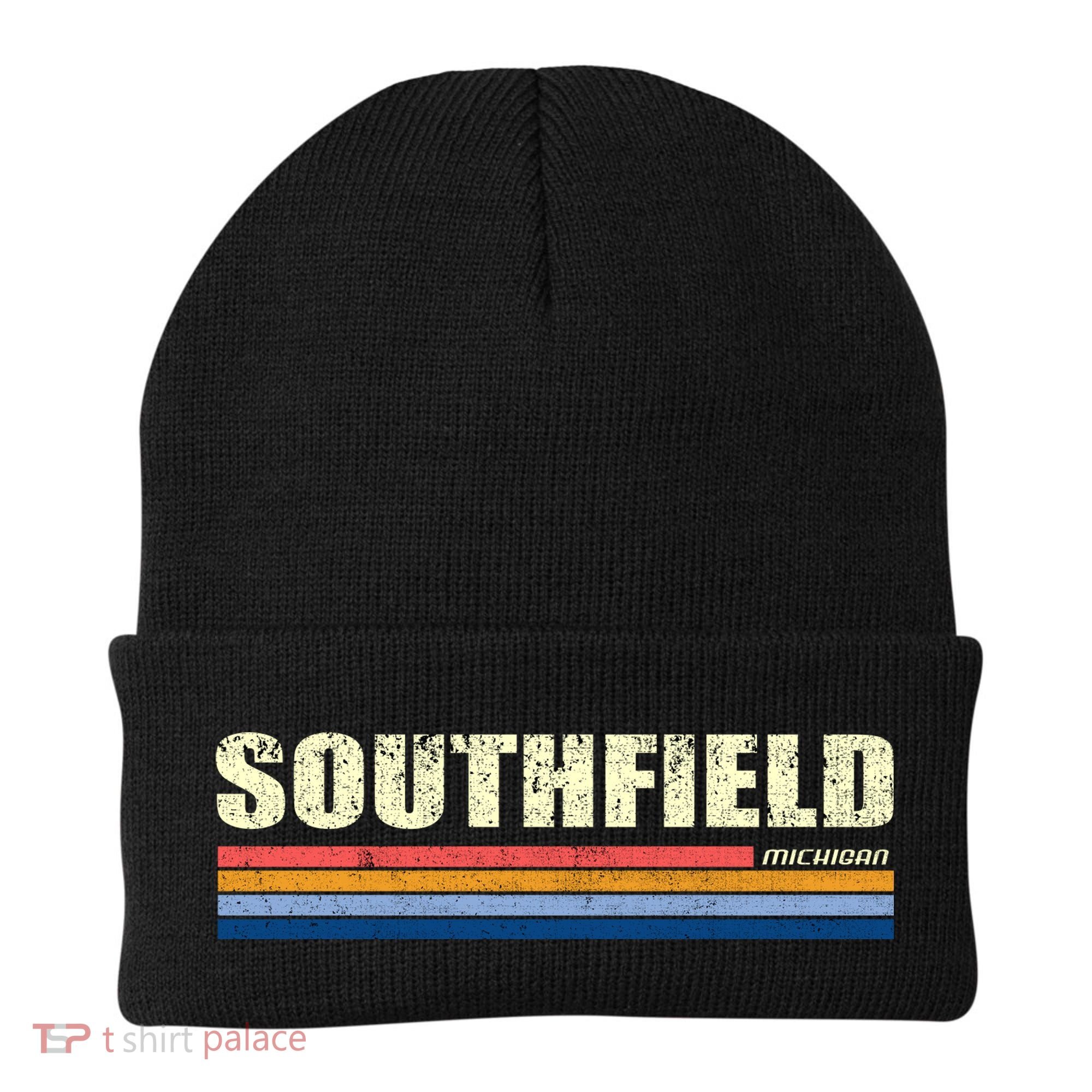 Southfield Michigan Retro Beanie