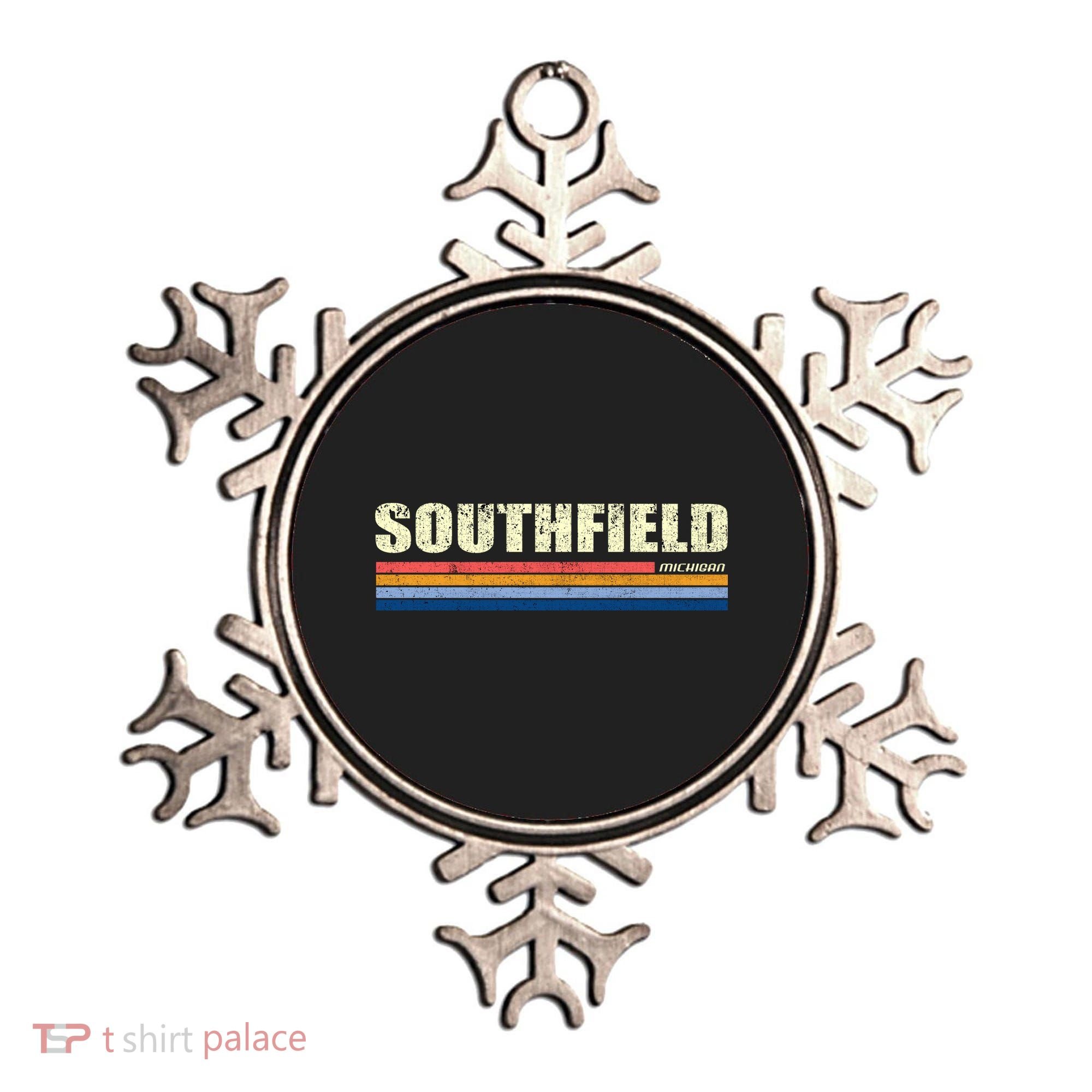 Southfield Michigan Retro Ornament