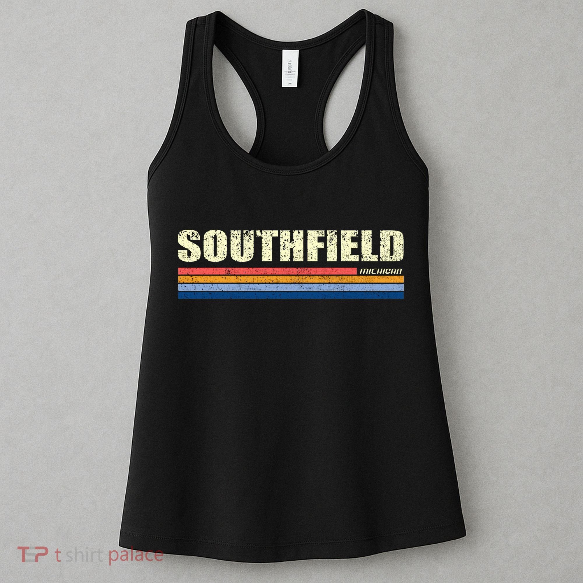 Southfield Michigan Retro Women's Tank Top