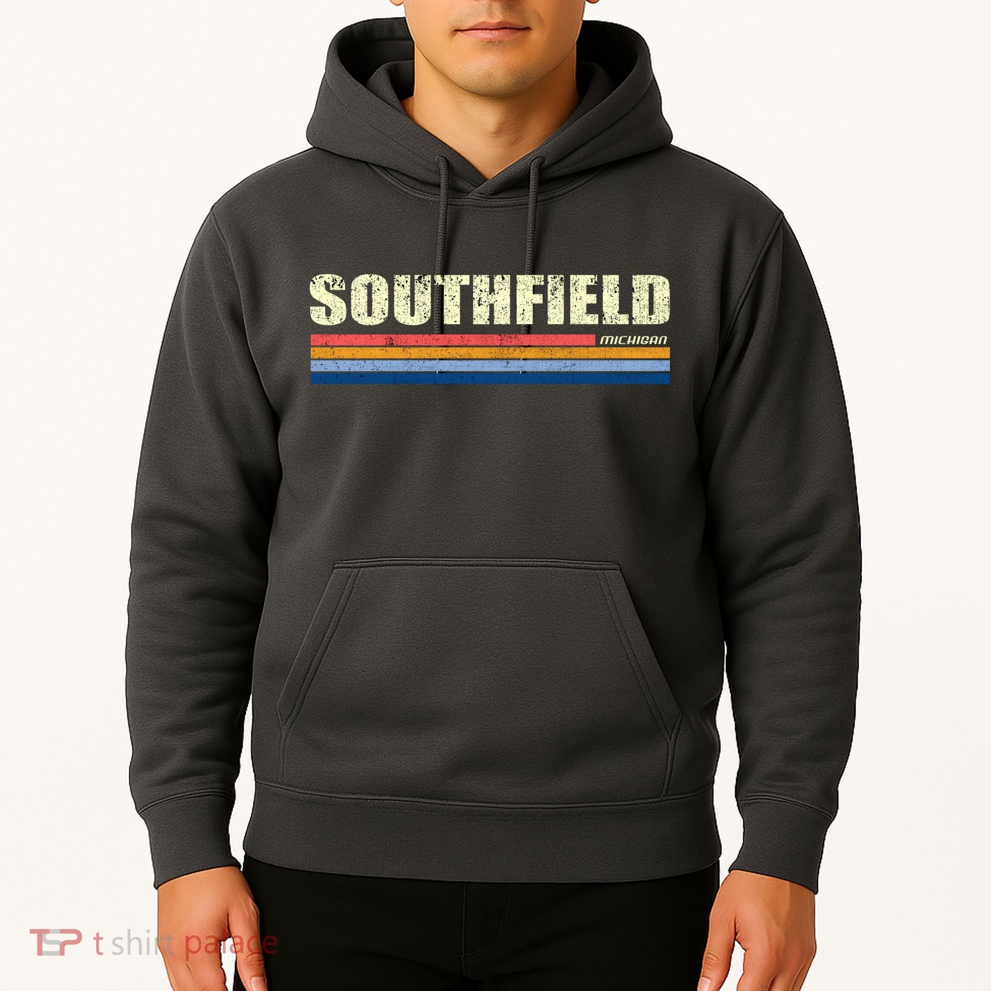 Southfield Michigan Retro Hoodie