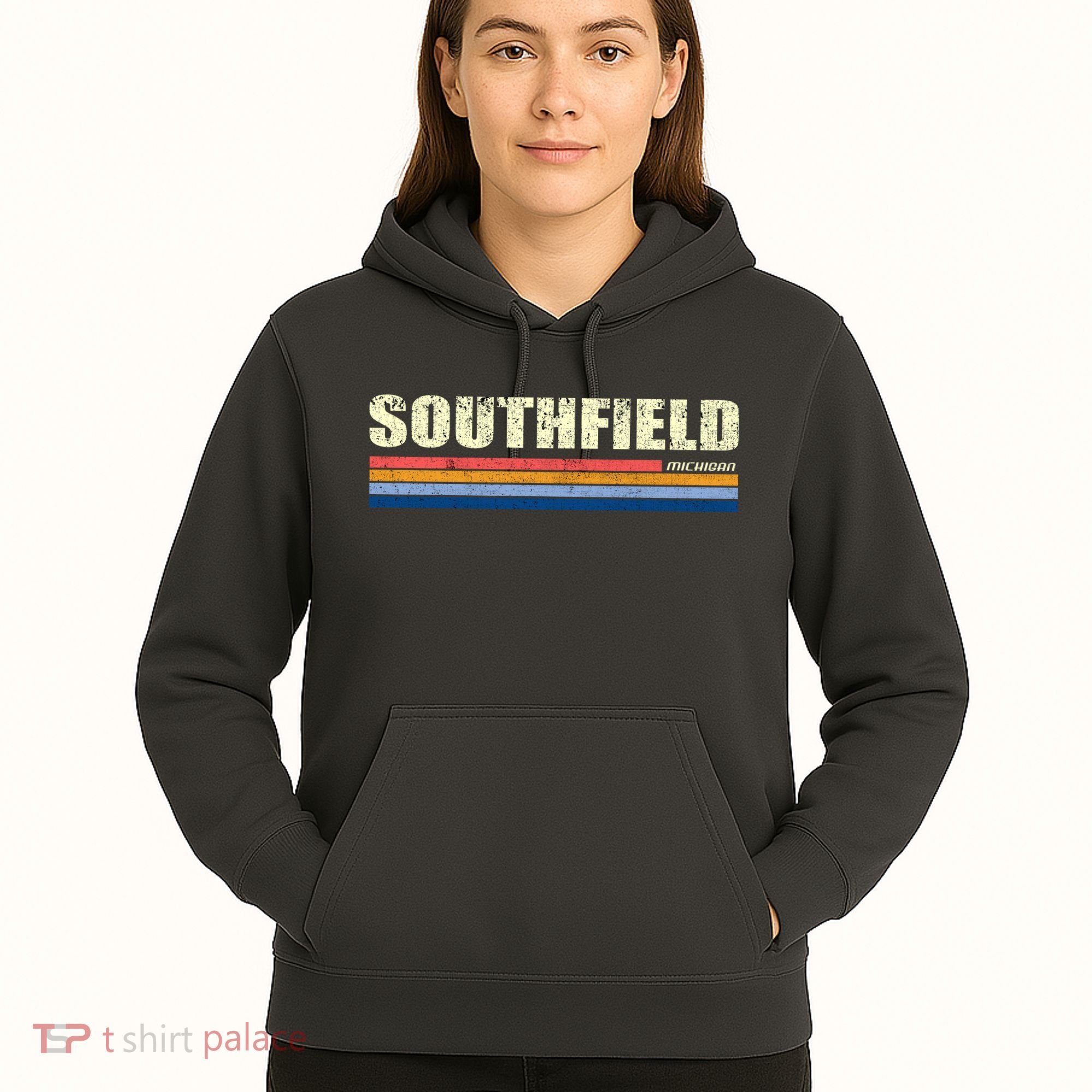 Southfield Michigan Retro Hoodie