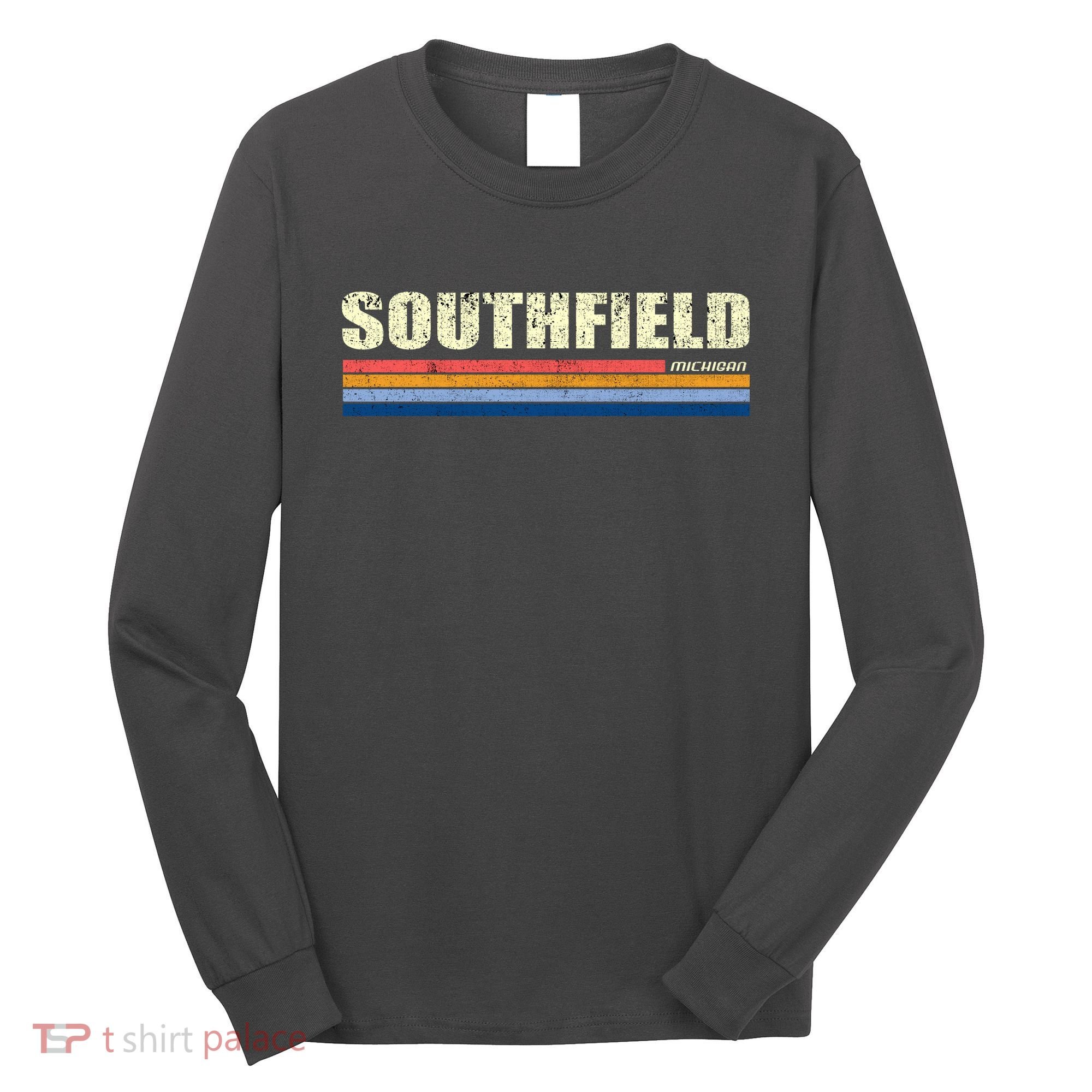 Southfield Michigan Retro Long Sleeve Shirt