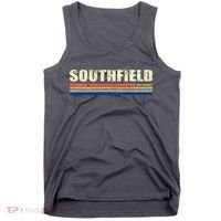 Southfield Michigan Retro Tank Top thumb 0