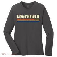 Southfield Michigan Retro Women's Long Sleeve Shirt thumb 0