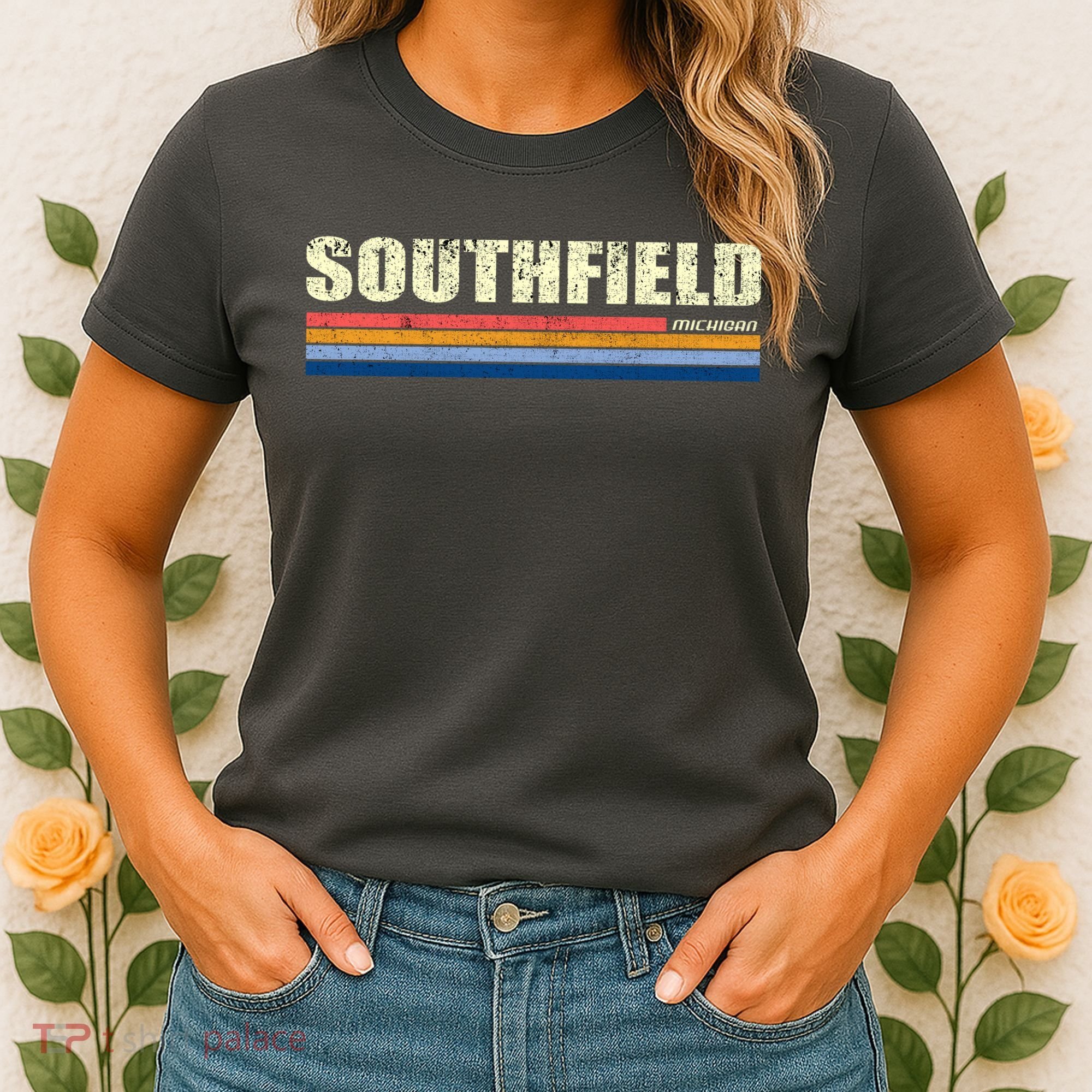 Southfield Michigan Retro Women's T-Shirt